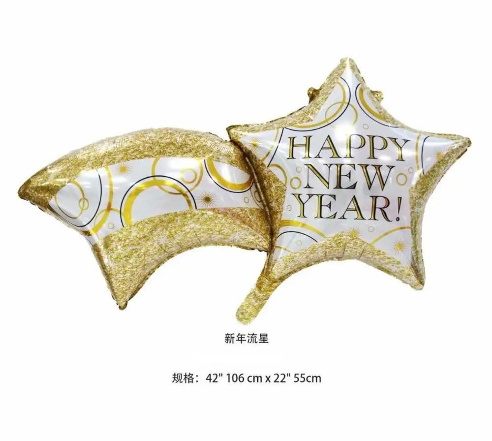 1pc ballon 1 Счастливый год воздушные шары-гирлянды баннер Рождество navidad Eve вечерние держатель для рук Штатив для фотостудии реквизит бутылки вина баллоны - Цвет: 1pc ballon 1