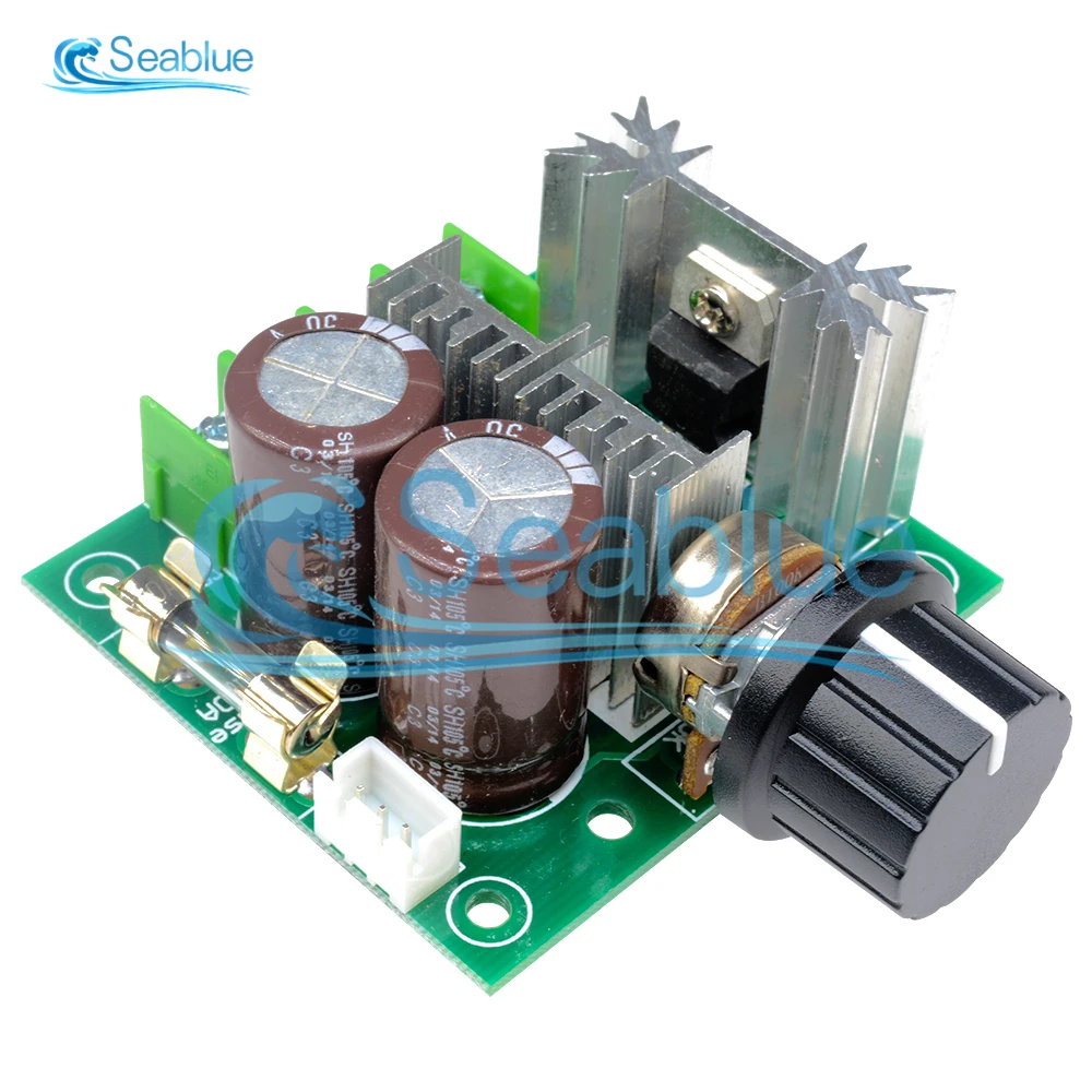 

DC 12V 24V 32V 10A Auto PWM DC Motor Speed Regulator Governor Speed Controller Switch Volt Regulator Dimmer DC 12V-40V