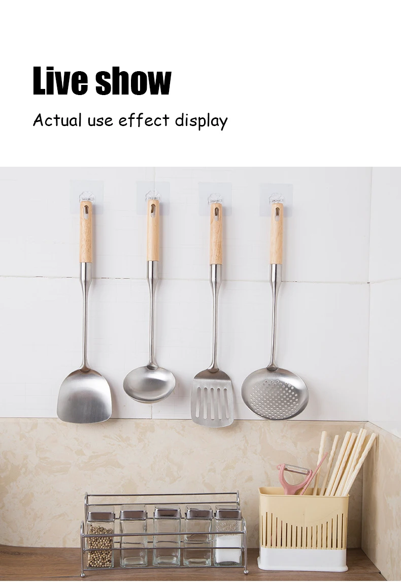 10 шт. Прозрачный Прочный Вешалки крючки всасывания тяжелой нагрузки на присосках