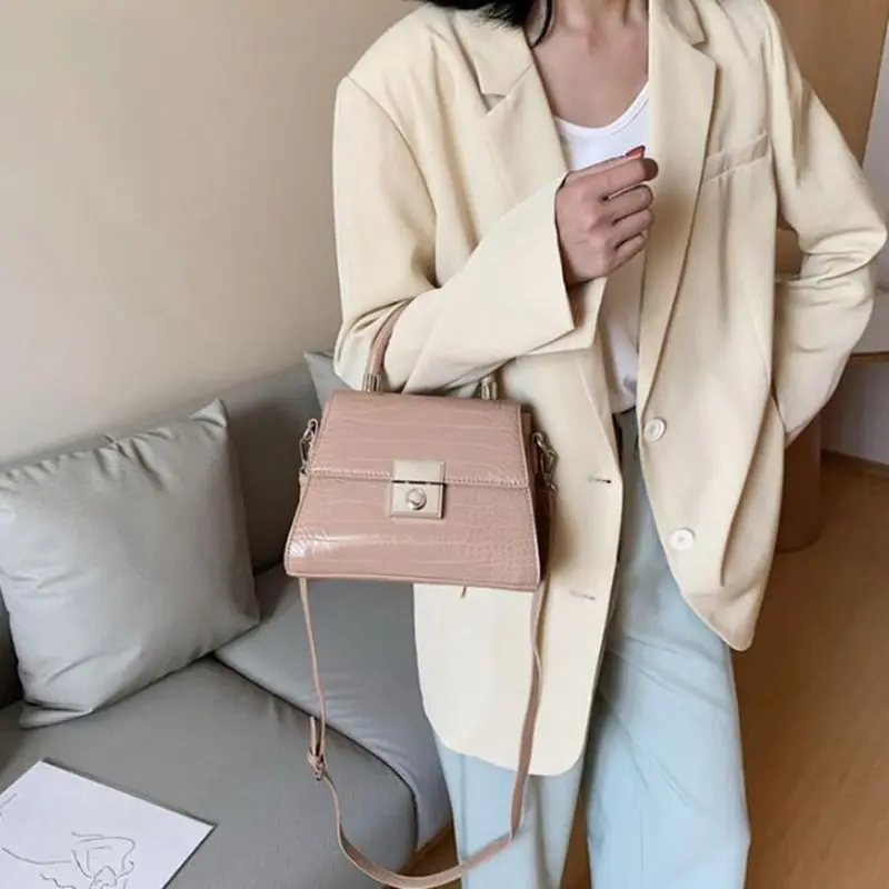 

Stone patent mini Crossbody Bags For Women Small Handbag Small Bag PU Leather Hand Bag 2021 Ladies Designer Tote Bags