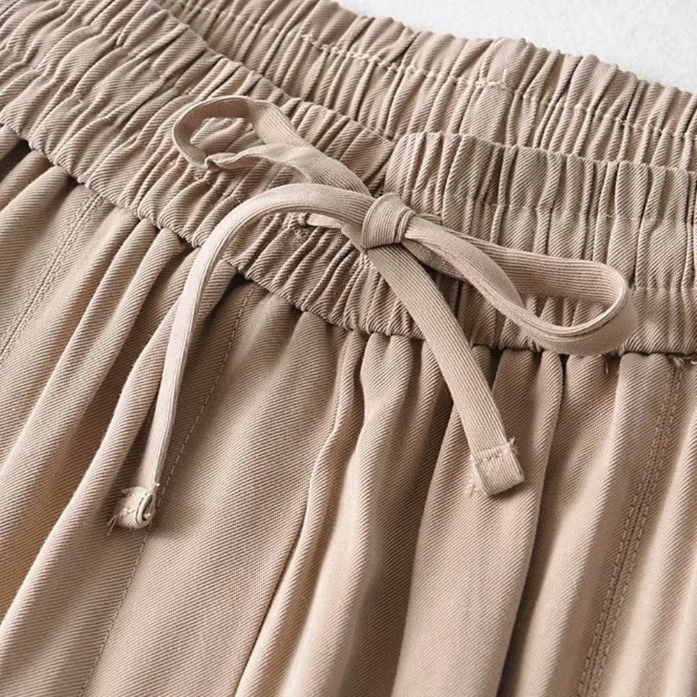 

High Waist Pant Trousers Casual Sweatpants Fashion Women Loose Harem Pants 2021 Spring Autumn Female Patchwork Streetwear