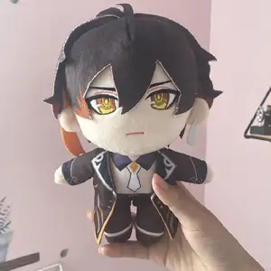 game genshin impact pillow doll xiao morax zhongli tartaglia characters plush toy decoration game peripheral doll birthday gifts free global shipping