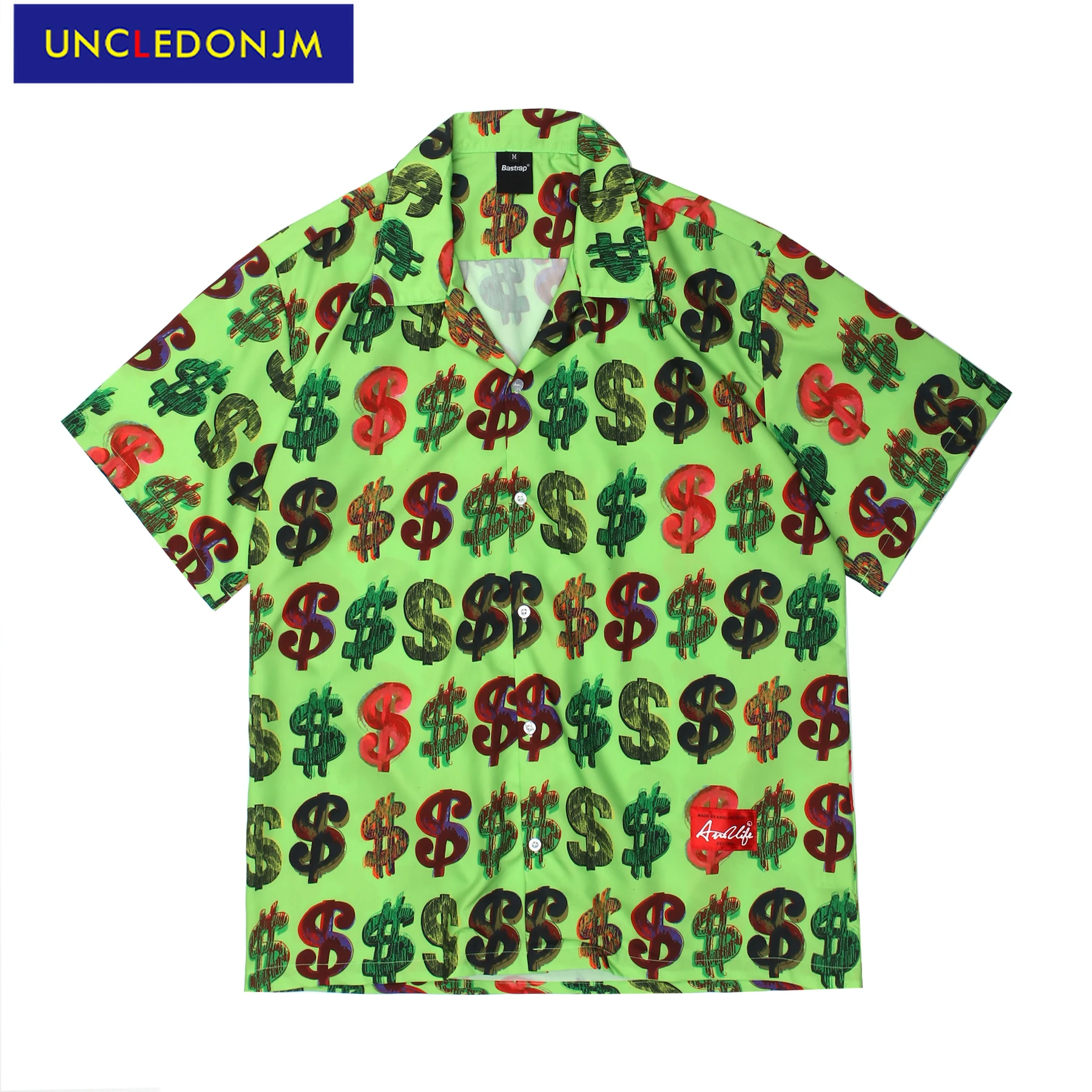 

UNCLEDONJM Graffiti shirt summer 2021 Harajuku short sleeve shirt hawaiian shirt japanese fashion Hip Hop shirt men sur-97034