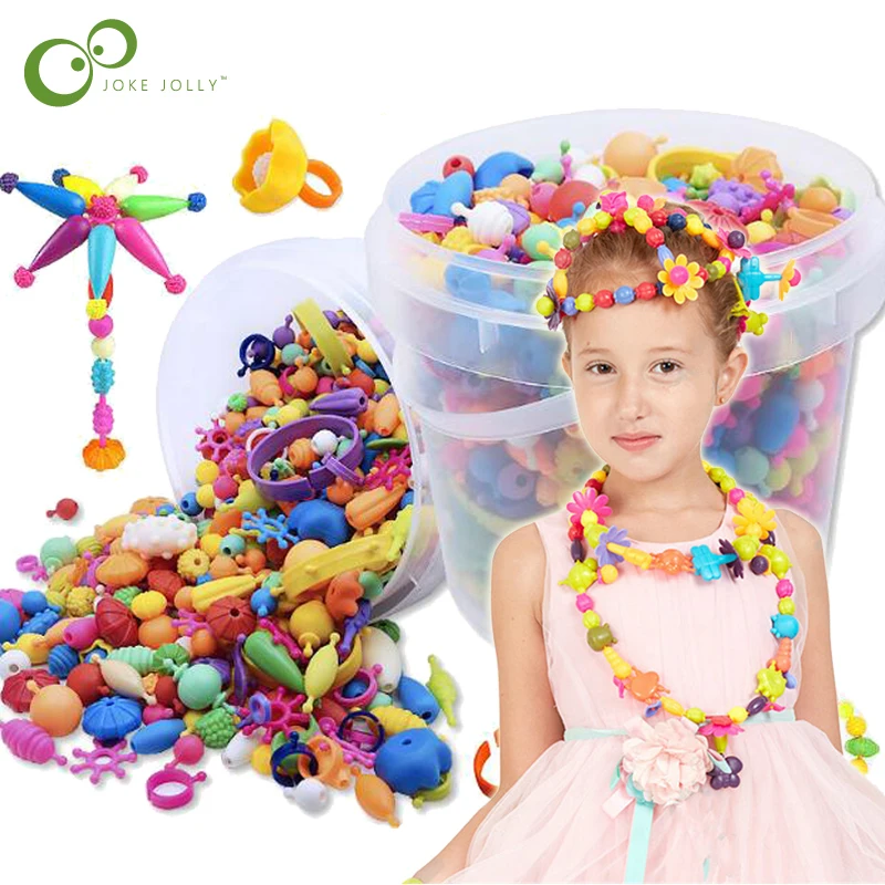 Поп бусы игрушки креативный Искусство и ремесла для детей браслет оснастки