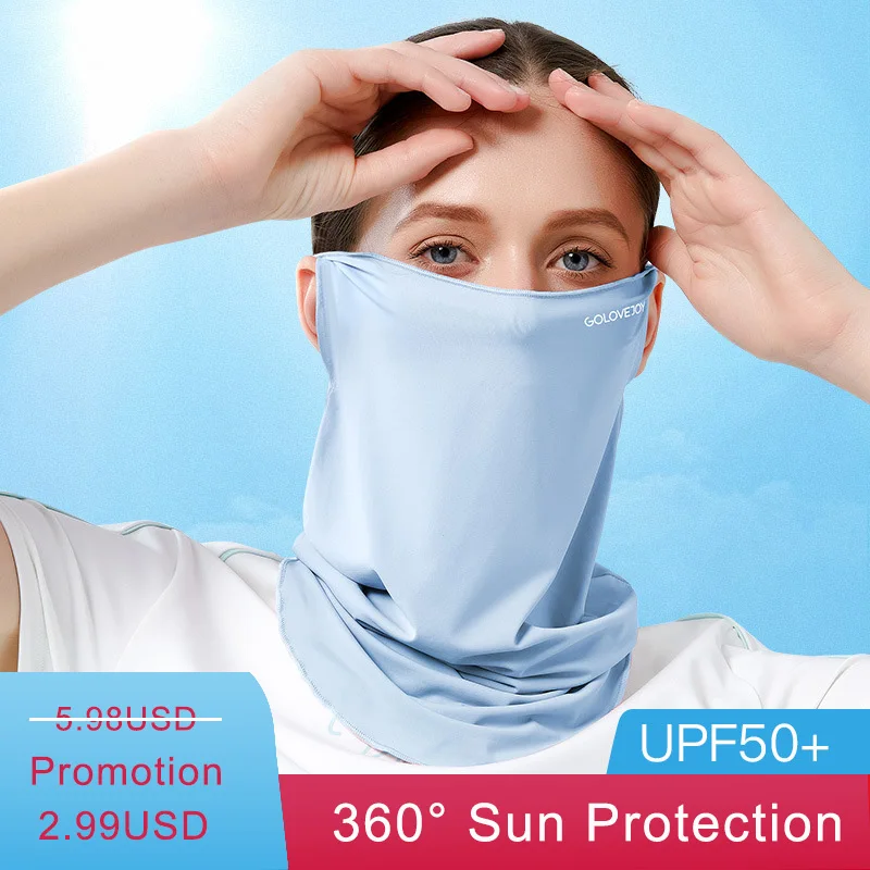 

Летняя маска для езды на велосипеде и мотоцикле Волшебная головная повязка ветрозащитная Пылезащитная маска для лица для женщин