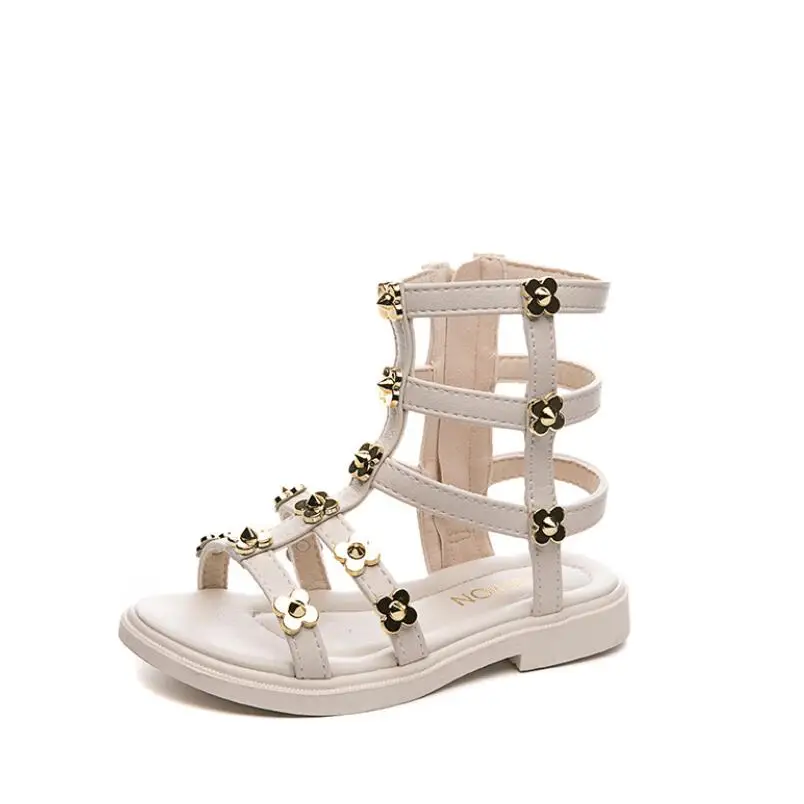 

Hot sell summer fashion Roman boots High-top girls sandals kids gladiator sandals toddler child sandals girls high quality shoes