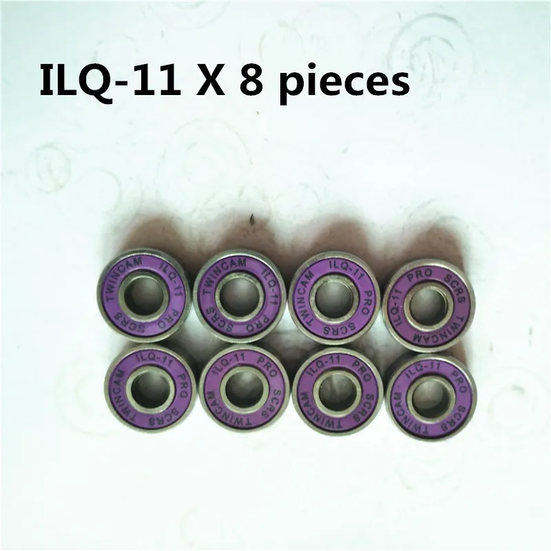 8 ILQ-11 ILQ11 ABEC-7 ILQ-9 Pro SCRS хромированные стальные роликовые коньки 608 подшипник роликовые коньки SEBA High HV IGOR KSJ PowerSlide EVO скейтборд - Цвет: 8 ILQ-11