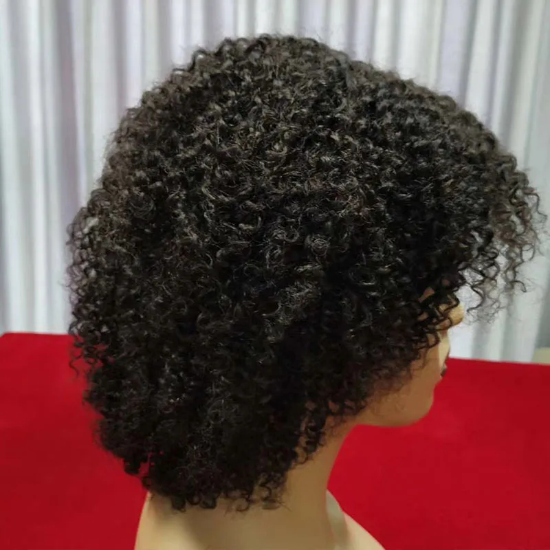 

DreamDiana Ombre Kinky Curly Wig 4x4 Lace Closure Wig Remy Brazilian Curly Wig 150 Density Blonde Lace Wig 100% Human Hair Wig