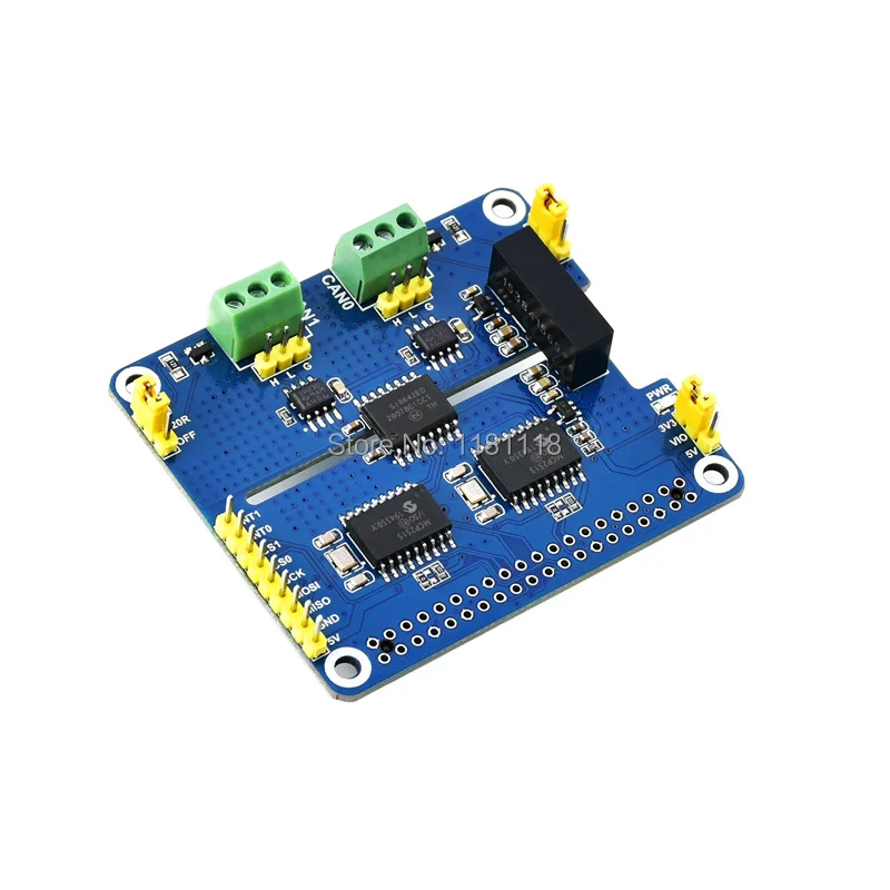 Raspberry Pi 2-канальная Изолированная Расширительная шляпа с двумя чипами для |