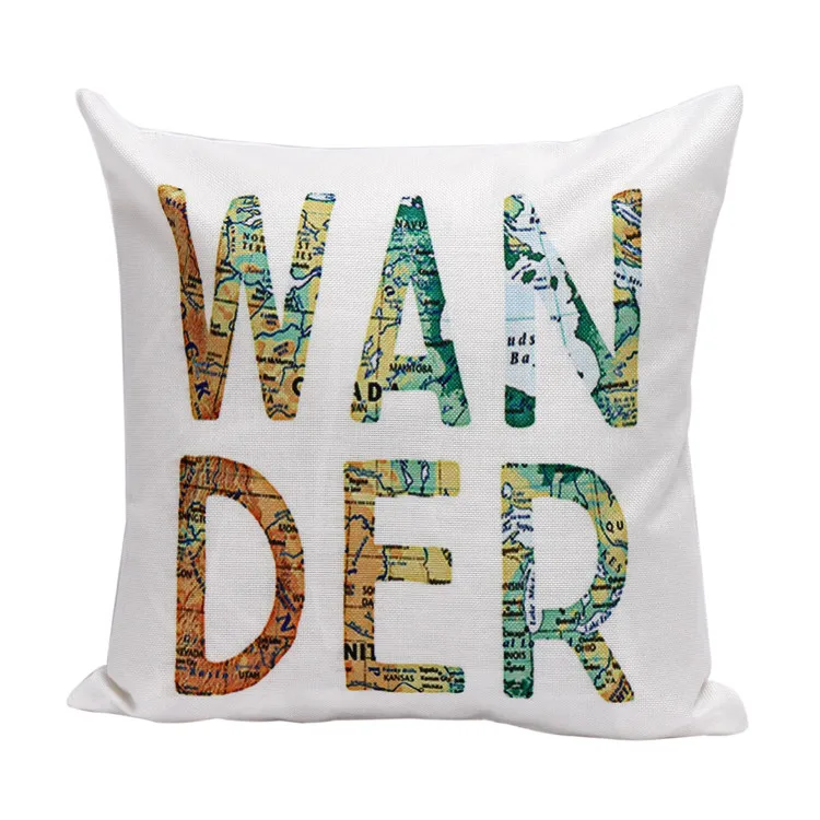 Современные дизайнерские наволочки английская алфавитная одежда наволочка для