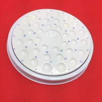 1pc dental lab bonding composite adhesive porcelain mixing watering plate wet tray 36 slot ceramic palette