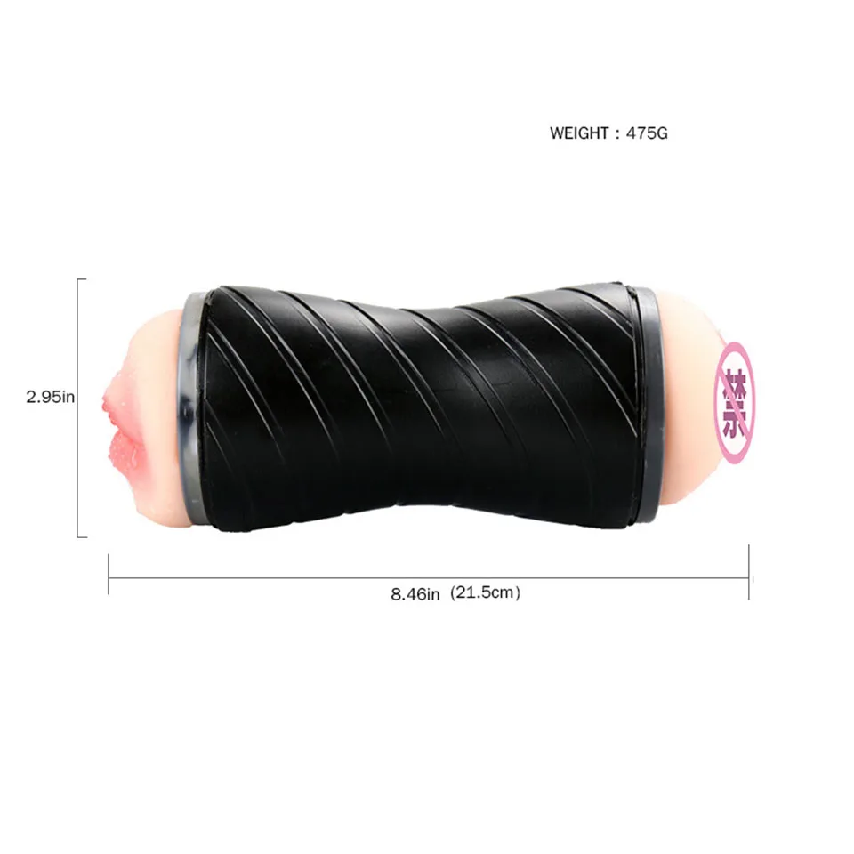 Секс-игрушки для мужчин двухголовая вакуумная карманная чашка Массажер пениса