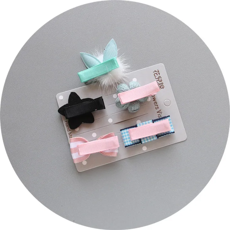 

5pcs/lot Pet Dog Hair Clips Hairpins Bow Flower Kitten Puppy Grooming Supplies For Small Dog Teddy Maltese Accessories