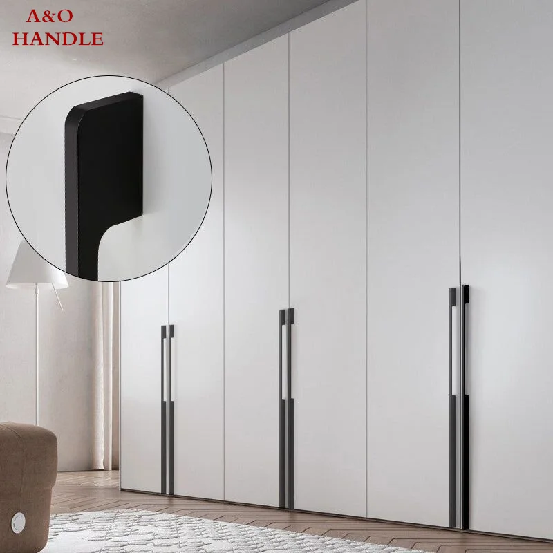 

Handles Drawer Cabinet Furniture Kitchen Handles for Wardrobe Doors and Windows Black Golden 1000mm Super Long Hardware