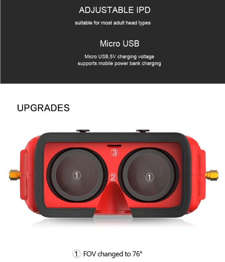 TOPSKY PRIME II 2 FPV Goggles 480& 320 дисплей 58-72 мм IPD DVR Встроенный сменный для Emax TinyhawkS Mini FPV гоночный Дрон