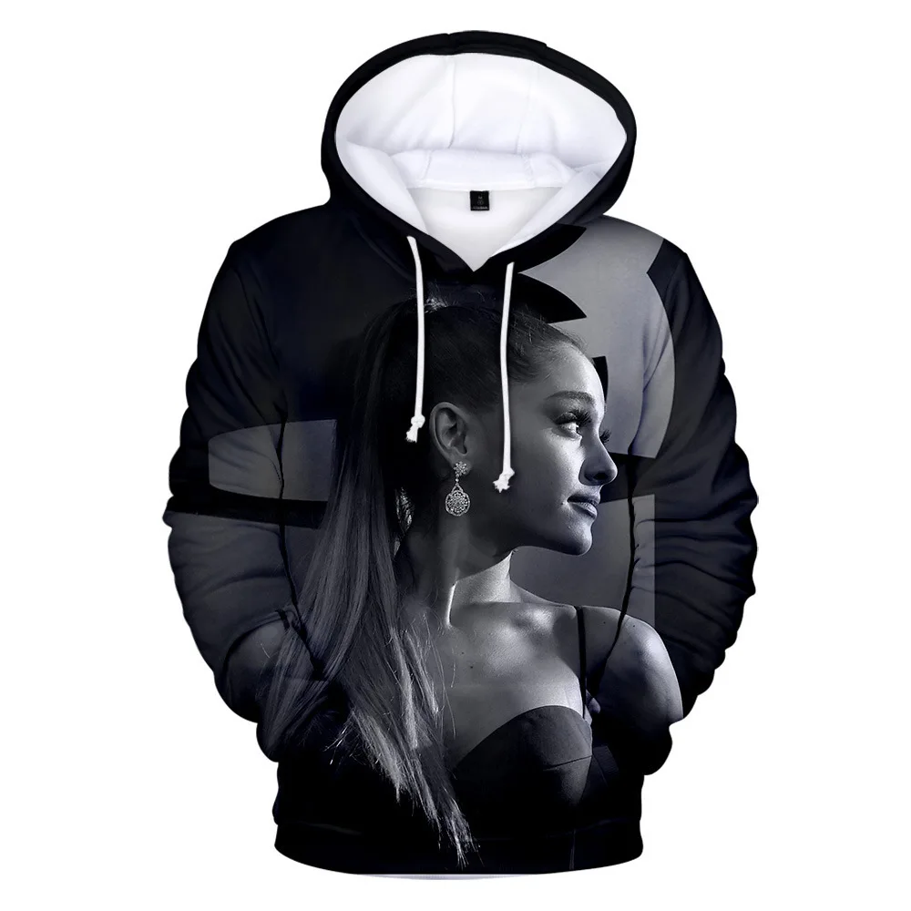 3D Ariana Grande Thank U следующий альбом женские толстовки оверсайз свитшоты для