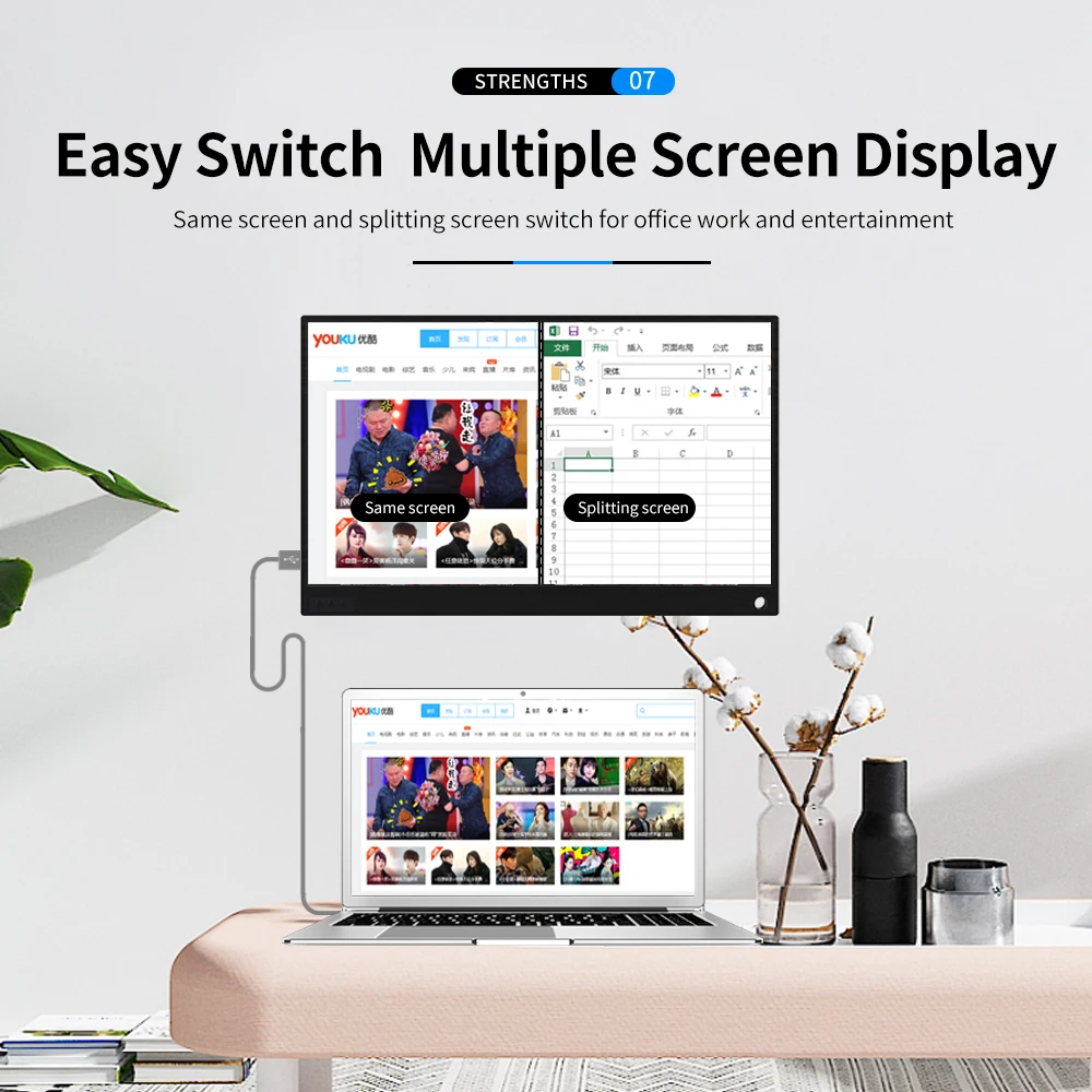 T-bao 15,6 ''сенсорный экран портативный монитор 1920x1080 HD ips дисплей монитор 8000 мАч аккумуляторная батарея с кожаным чехлом