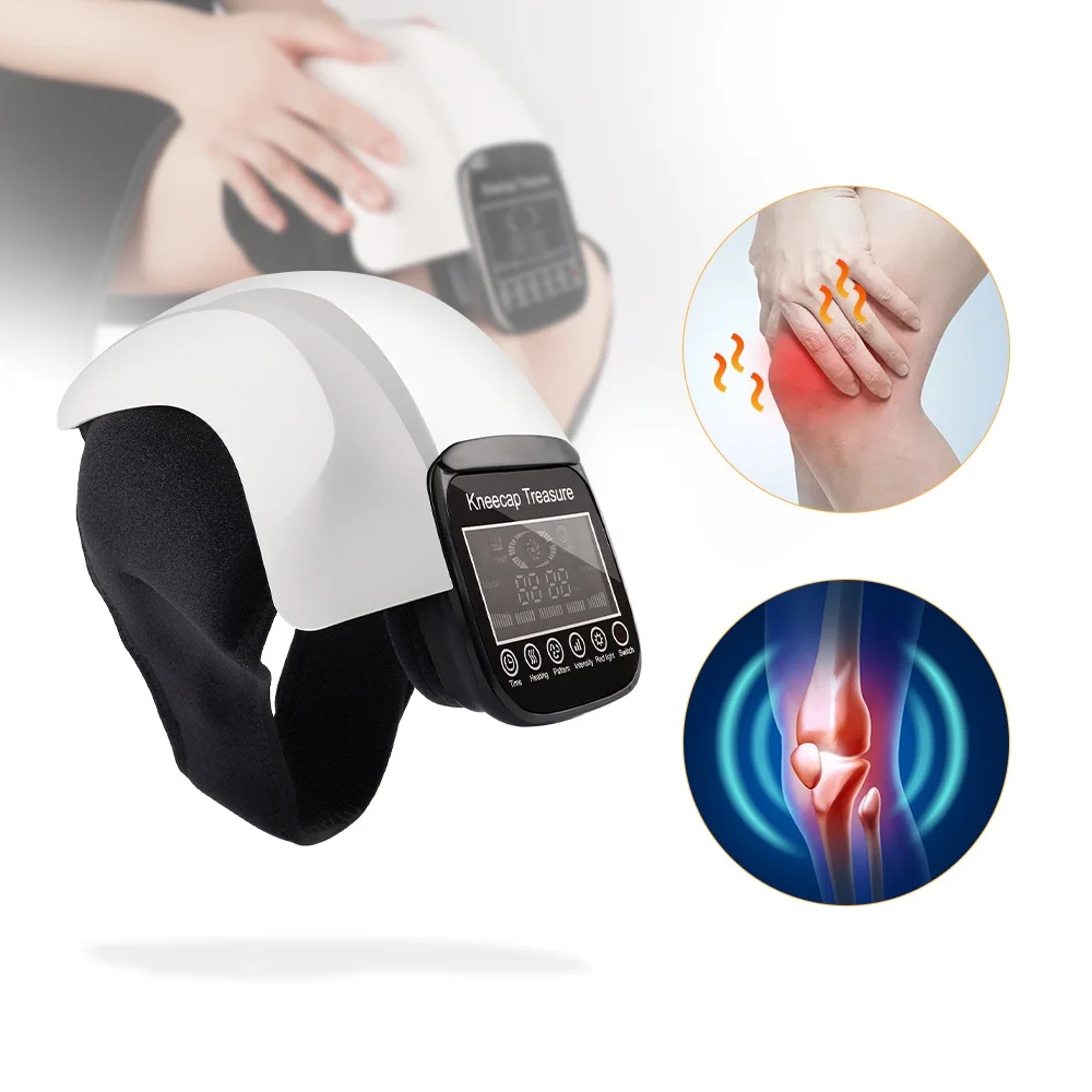 Wireless Electric Knee Massager Vibration Heating Quick Massage Joint Physiotherapy Massage Pain Relief Physiotherapy Massager