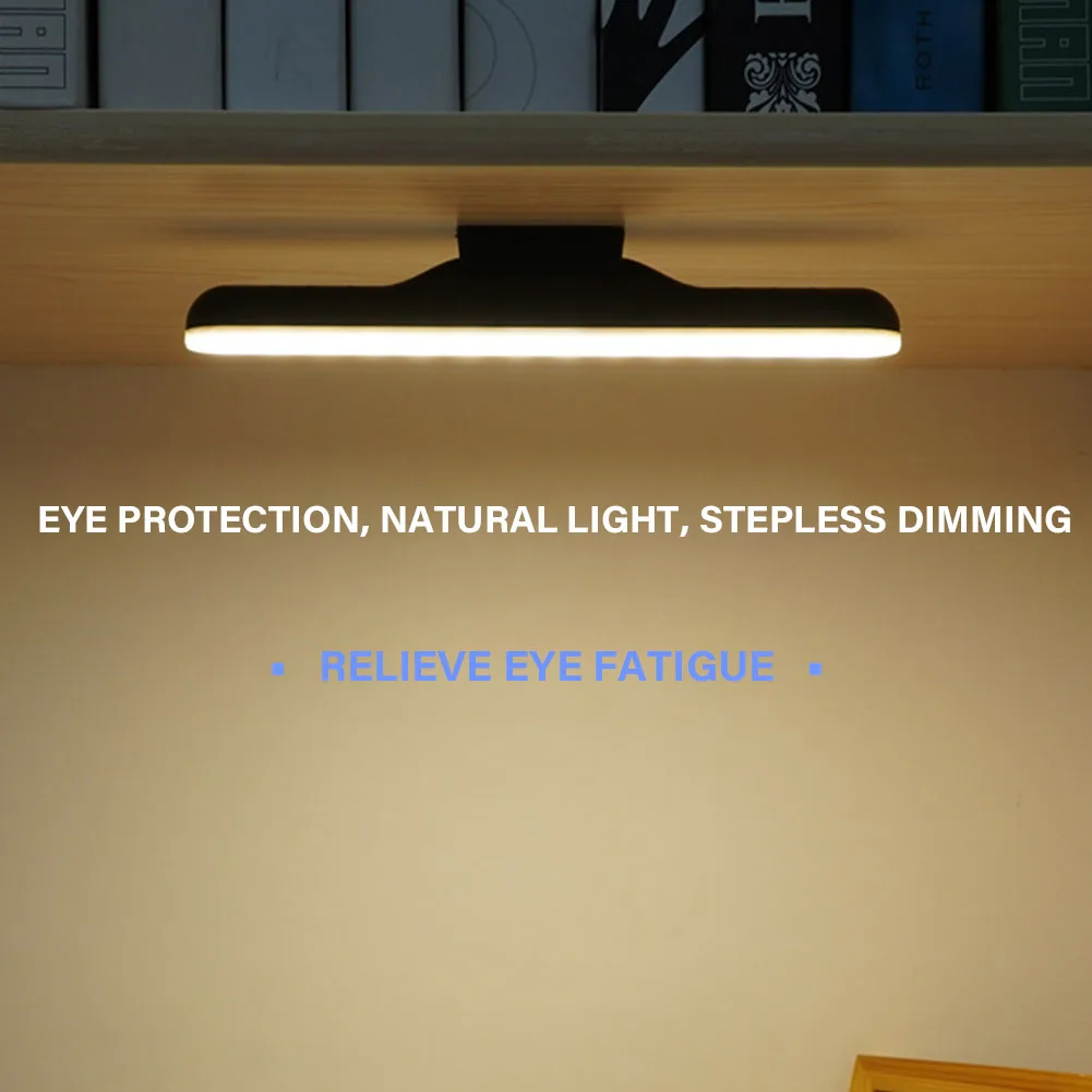 

Eye Protect Touch Control Desk Home Reading Bedroom Dimming Dormitory 14pcs LED USB Rechargeable Cabinet Light Magnet Adsorption