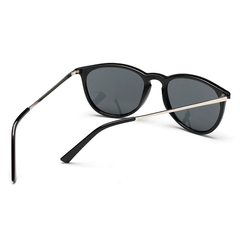 Винтажные Солнцезащитные очки кошачий глаз защита от лучей зеркальные