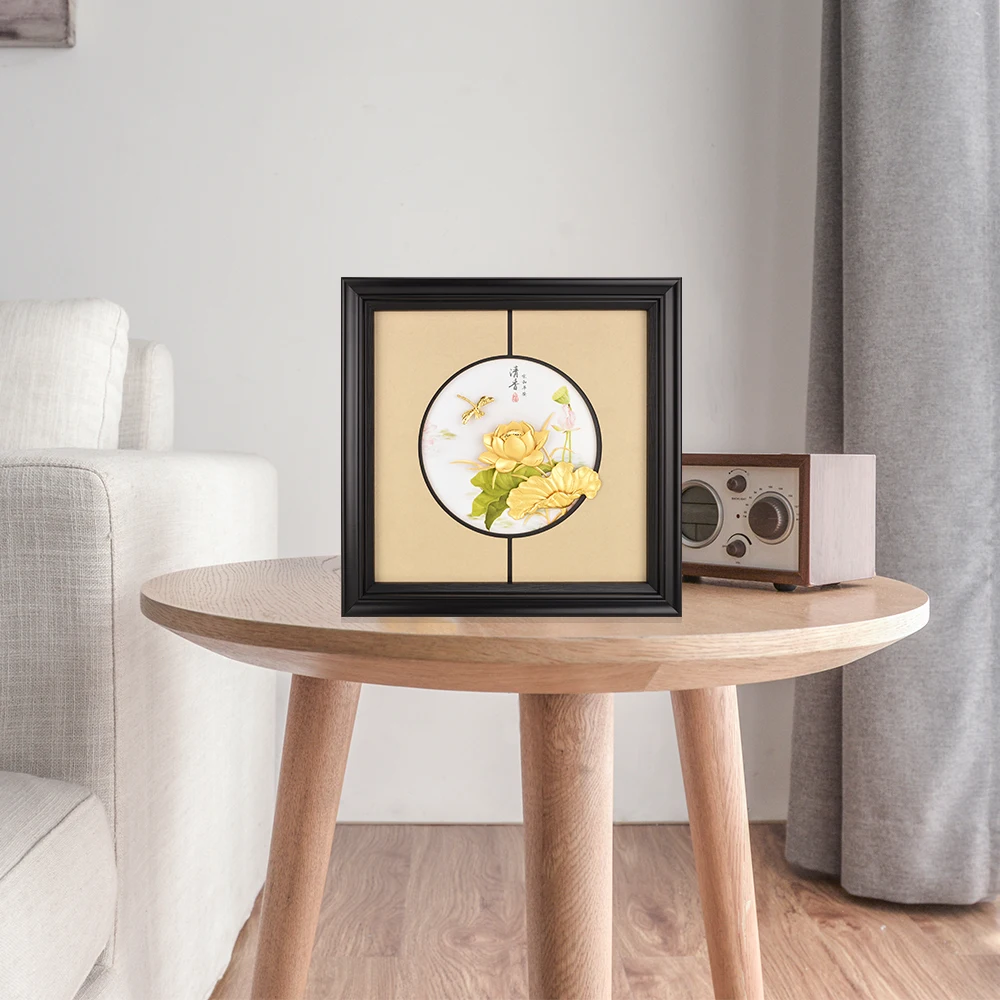 Традиционная китайская живопись искусственные цветы картины в рамке картина с