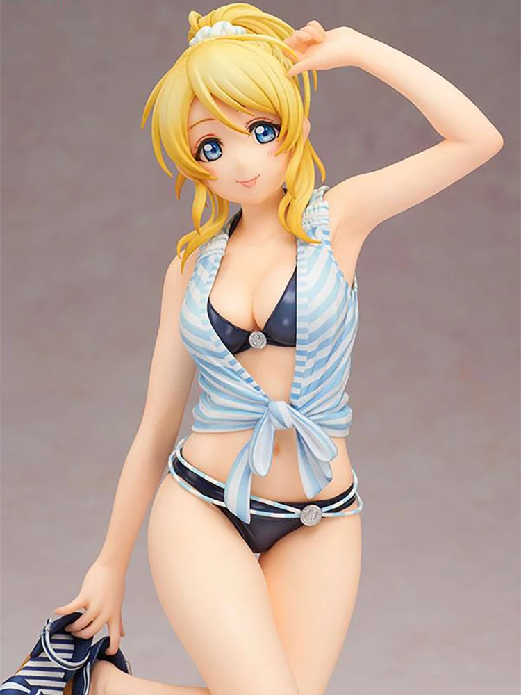 Аниме LoveLive! Купальник Eli Ayase Ver. Экшн-фигурка из ПВХ 23 см фигурки сексуальной