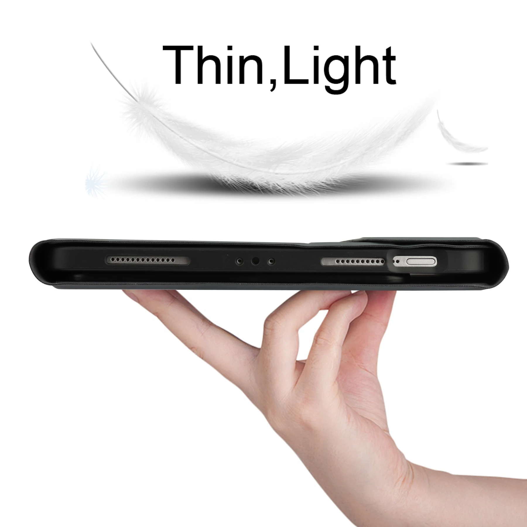 Чехол с арабскими клавиатурами для iPad Pro 11 2021 Air 4 10 9 7th 8th 9th 2 3 5 чехол держателем