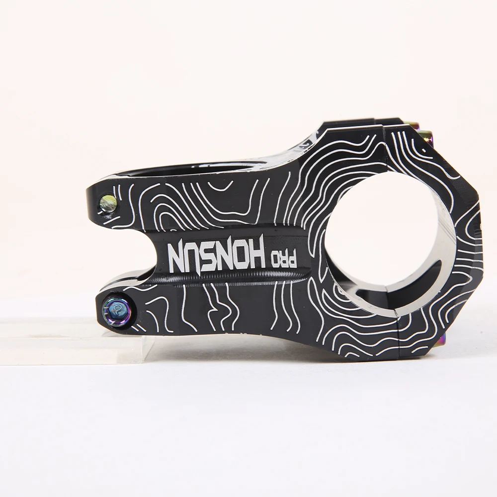 Высокопрочный CNC руль 31,8*28,6 мм эндуро велосипедный стержень DH/AM/XC MTB горный велосипед части алюминиевый сплав - Цвет: black