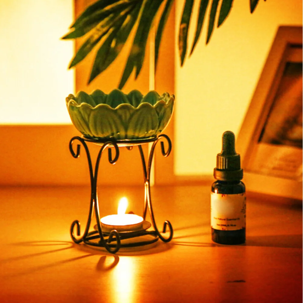 1 шт. Керамическая Мини лампа для ароматических эфирных масел свеча печь