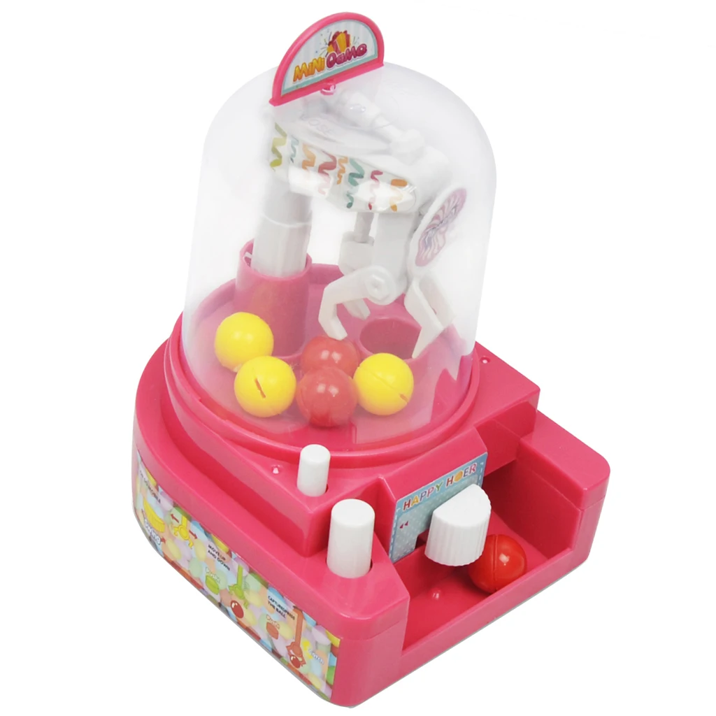 

Plastic Simulation Grabber Machine Pretend Role Play Toy for Kids - Pink