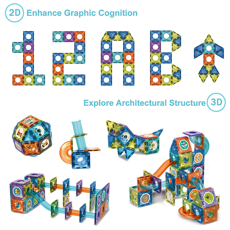 Набор детских магнитных строительных блоков сделай сам | Игрушки и хобби