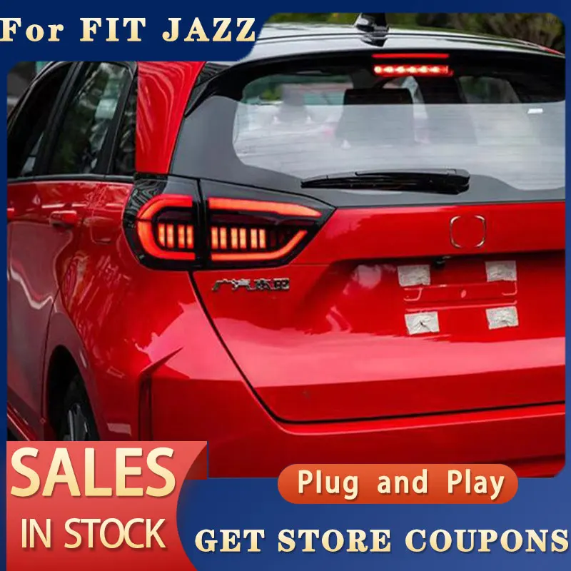 

For Car HONDA FIT JAZZ GR9 tail lamp 2020-2021 Led Fog Lights DRL Day Running Light Tuning Car Accessories FIT JAZZ tail lights
