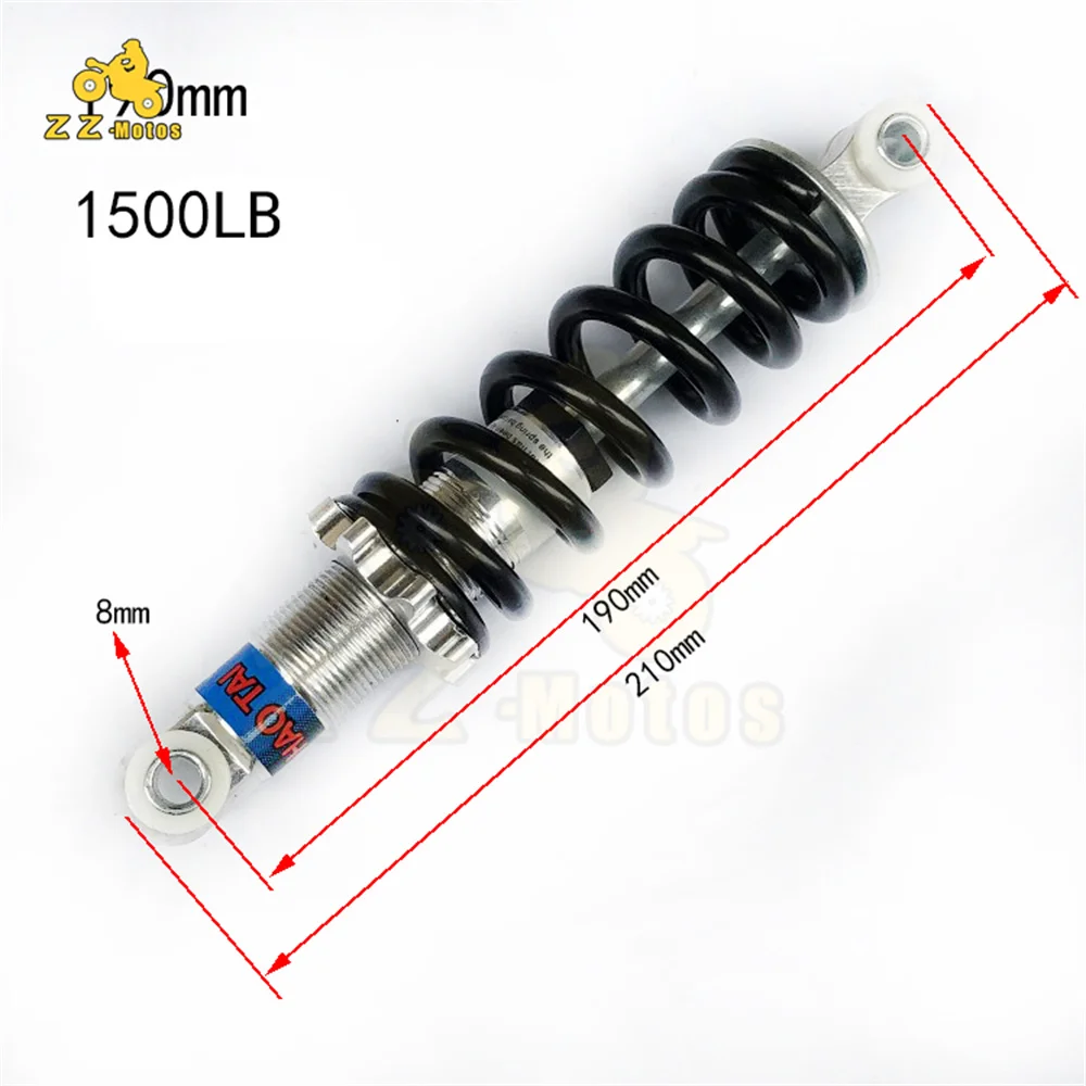 100 мм 125 150 180 190 200 Задняя подвеска Амортизатор для 47cc 49CC супер минимото мини