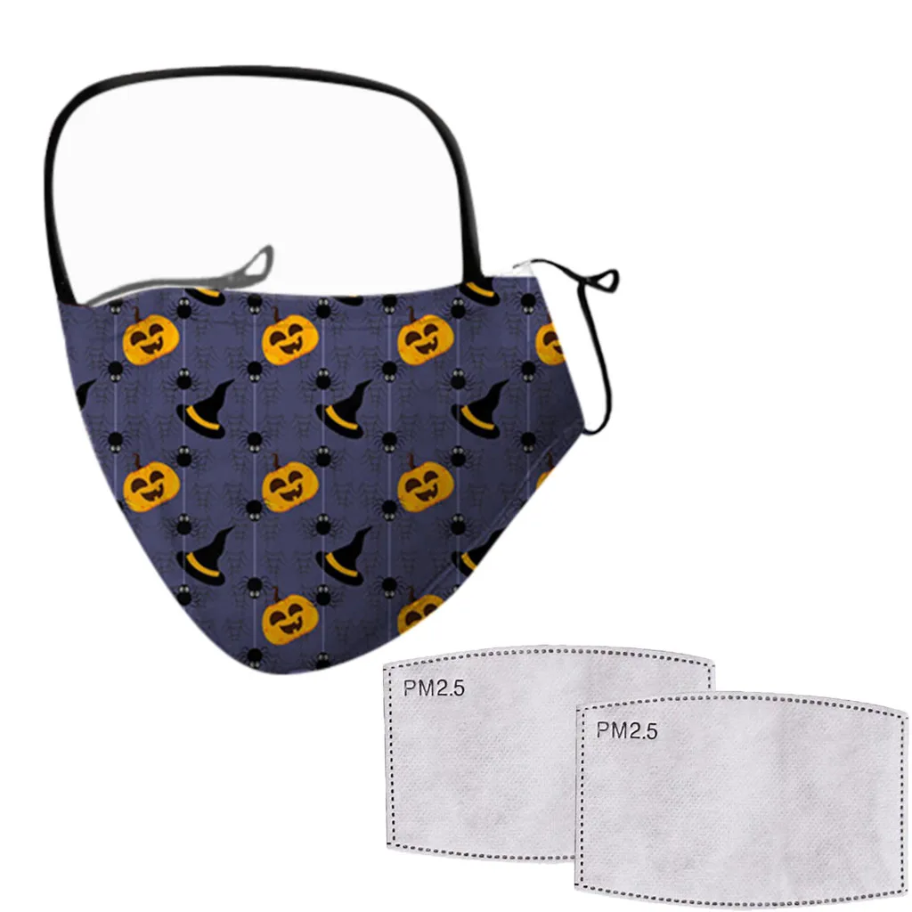 Маска на Хэллоуин для взрослых женщин Пылезащитная наружная маска лица защита
