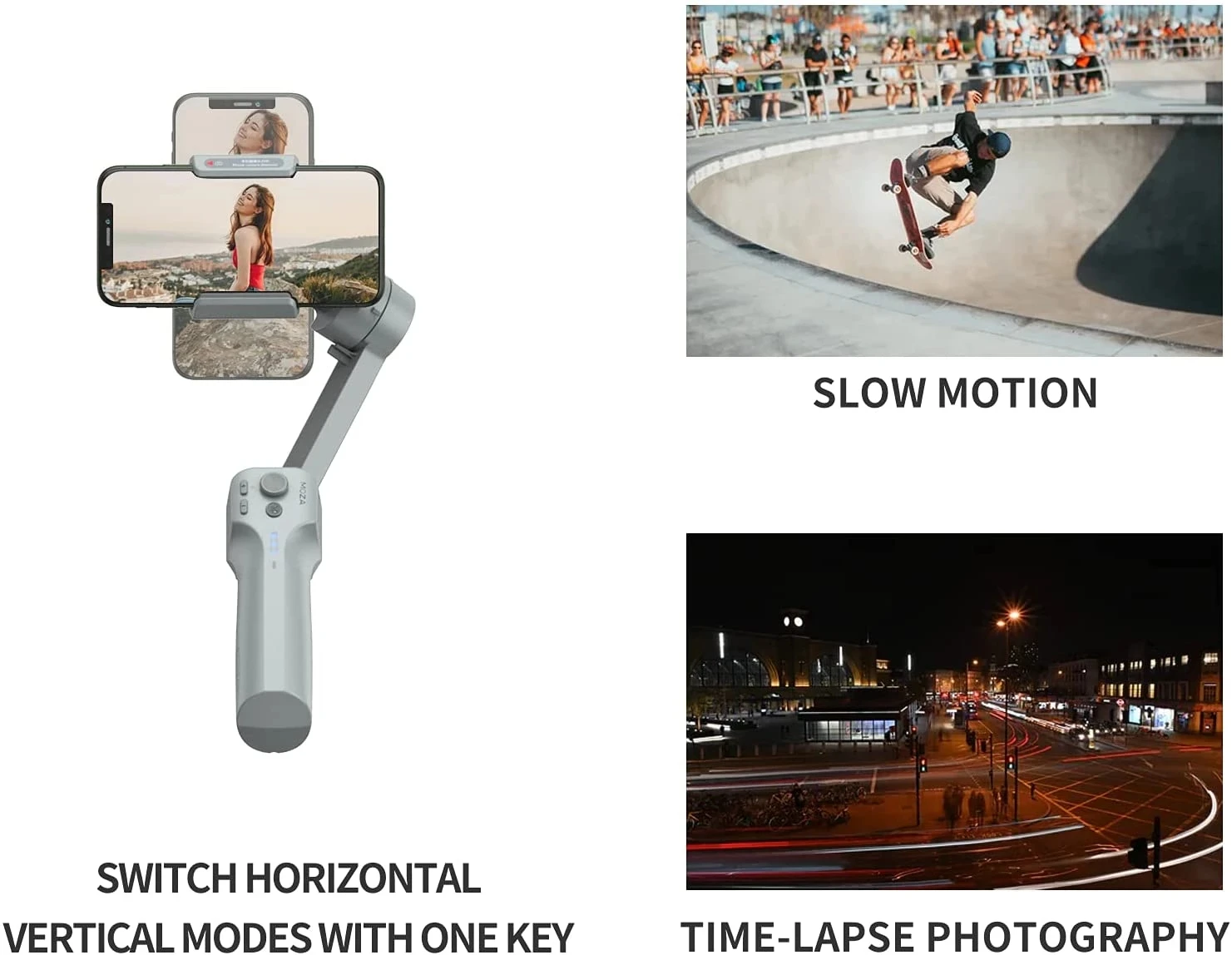 MOZA Mini MX2 шарнирный Ручной Стабилизатор для смартфона iPhone Android 3-осевой маленький