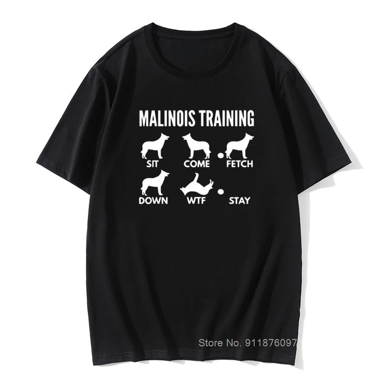 

Funny Belgian Malinois Evolution Dogs T Shirts Men Summer Cotton Harajuku Short Sleeve O Neck Retro Black T-shirt