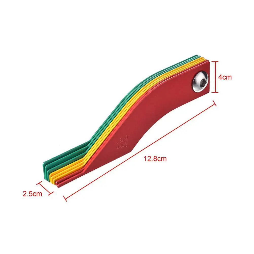 8 In 1 Brake Pad Measuring Tool Gauge Feeler Tester Scale Lining Thickness Wear Meter Thickness Gauge Handy Measuring images - 6