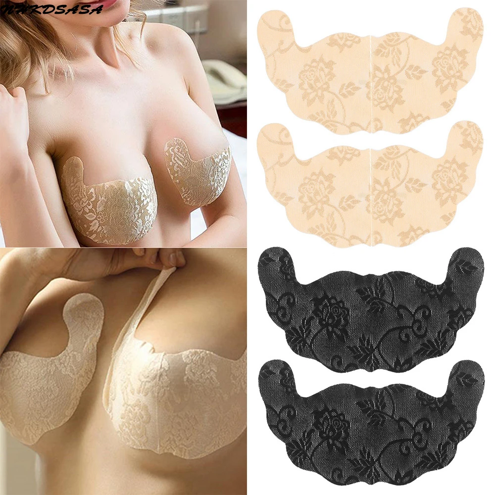

Женские сетчатые наклейки на грудь, невидимая лента для подтяжки груди, наклейки на соски, многоразовые накладки на бюстгальтер, накладки н...
