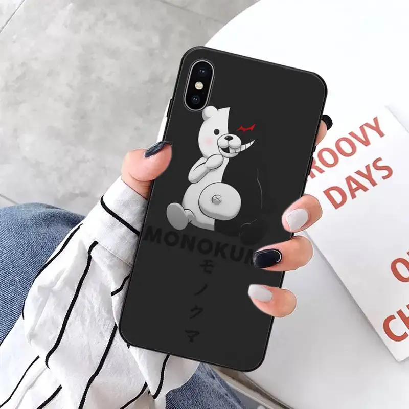 

Hot Anime Dangan Ronpa Danganronpa Phone Case for iPhone 11 12 pro XS MAX 8 7 6 6S Plus X 2020 XR Mini