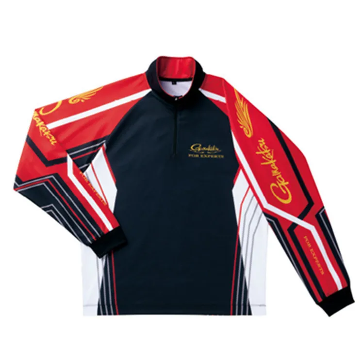 

Gamakatsu Breathable Fishing Shirts Sport Outdoor Long Sleeve Fishing Clothing Profesional Quick Dry Sun Anti-UV Hiking Clothes