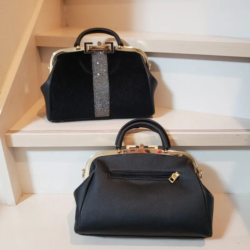 Новая мода pu Ms. Boston сумка через плечо сумка из конского волоса сумка через плечо bolsa