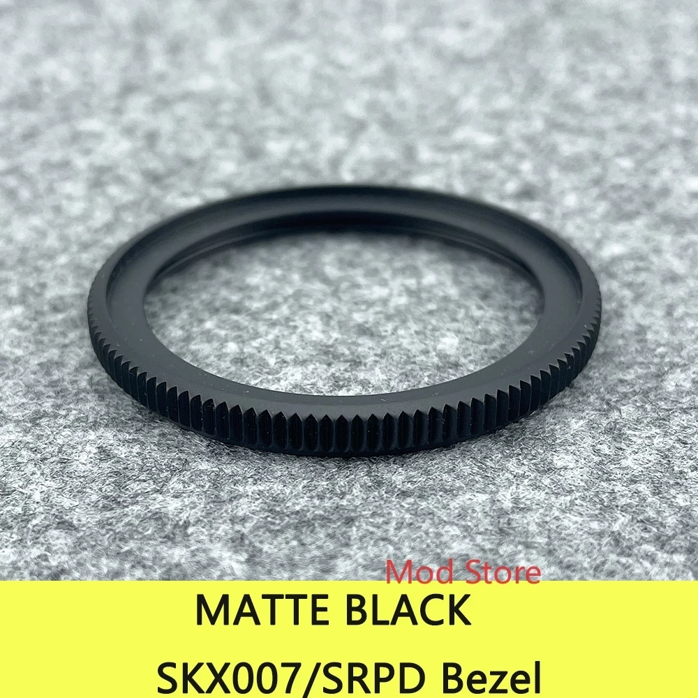 

NEW popular SKX007/SKX011/SKX009/SRPD Coin Edge Matte Black Bezel 316L Stainless Steel Included Gasket