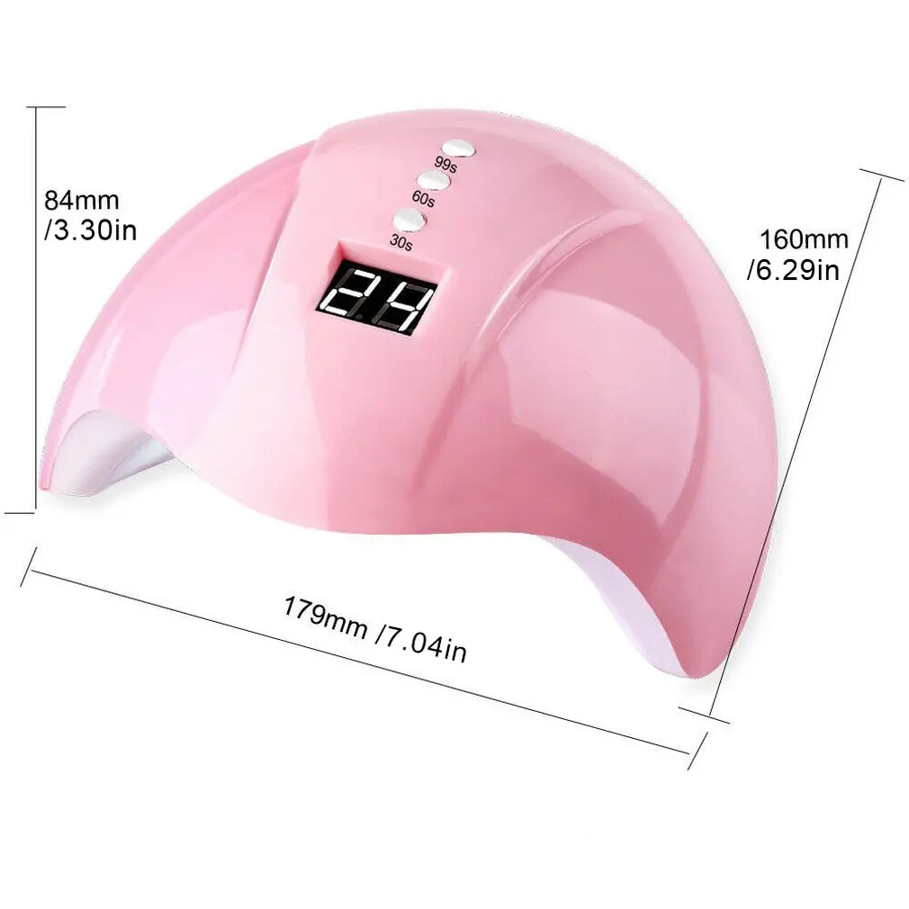 

36W Nail Dryer Nail Light Uv Led Gel Smart Led Quick-Drying Induction Nail Lamp Intelligent Nail Lamp
