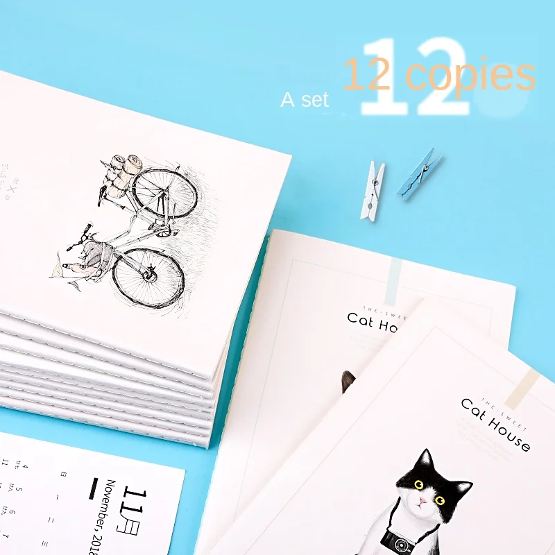 Блокнот с утолщенной нитью простой блокнот размера B5 большая копия мягкой