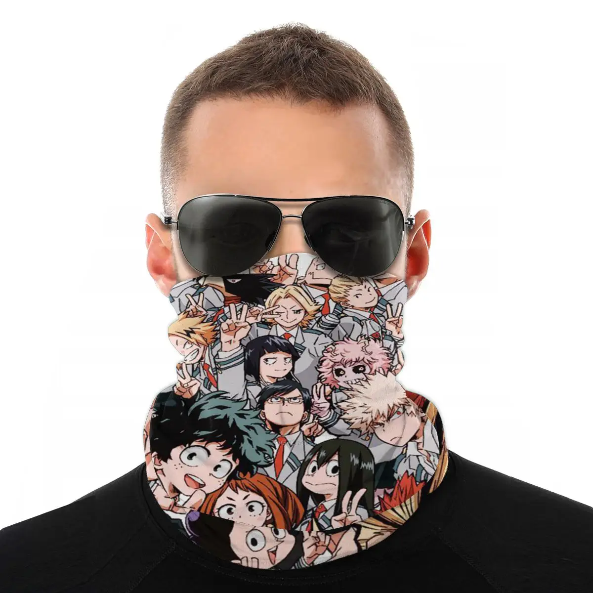 Классический волшебный шарф My Hero моя геройская академия класс 1-A маска на шею и