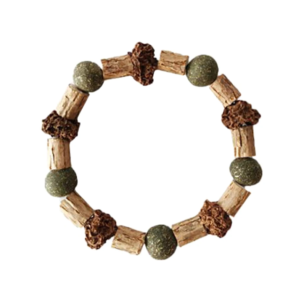 Pet Cat Natural Catnip CollarDurable Elastic Necklace Chew Teeth Cleaning Treat Toys For Toy | Дом и сад