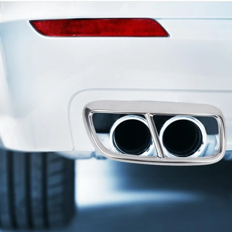 2 шт. накладка из алюминиевого сплава 4 выхлопных глушителя | Автомобили и