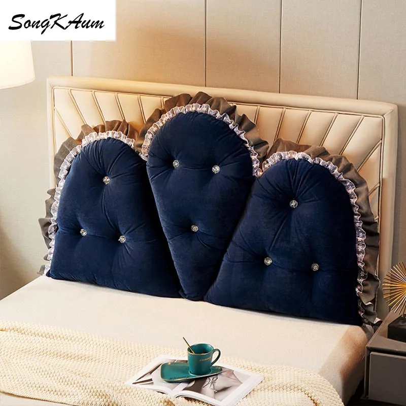 Моющиеся длинные прикроватные подушки SongKAum в европейском стиле с наполнителем