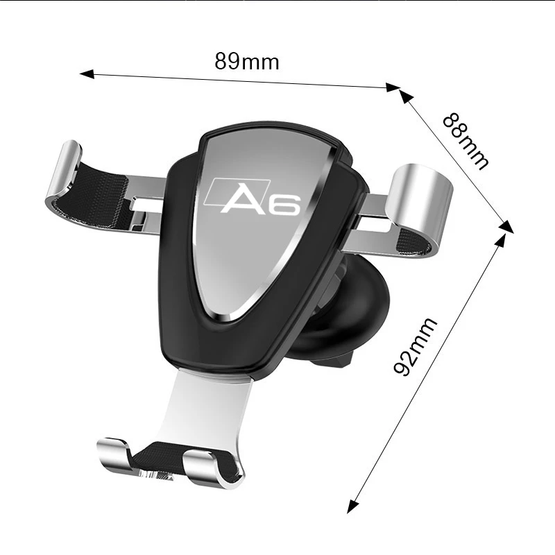 

For iPhone 11 XS X XR 7 Samsung Huawei Gravity Car Mount Mobile Phone Holder Phone GPS Holder For Audi A3 A4 A5 A6 A7 A8