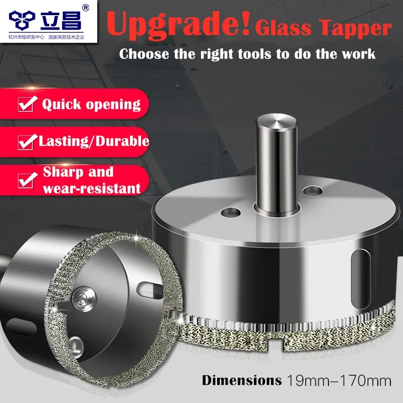 

LICHANG Hole Saw Diamond Crowns Opener Drilling Bit tools sds max Electric Hammer Multifunction Jade Marble Ceramics 5pcs/1pcs